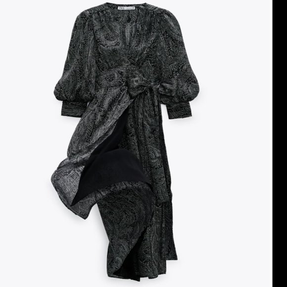 Zara Limited Edition Long Printed Dress - Picture 10 of 13